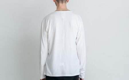 【ホワイト】 EIJI LONG SLEEVE T－SHIRT 【 長袖 ・ クルーネック 】 _SM18-1 ｜ 服 Tシャツ ティーシャツ 国産 日本製 大阪府 阪南市