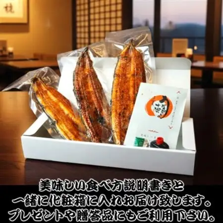 炭火手焼き☆三河一色産うなぎ蒲焼　3尾　うなぎ十楽【配送不可地域：離島】【1581892】