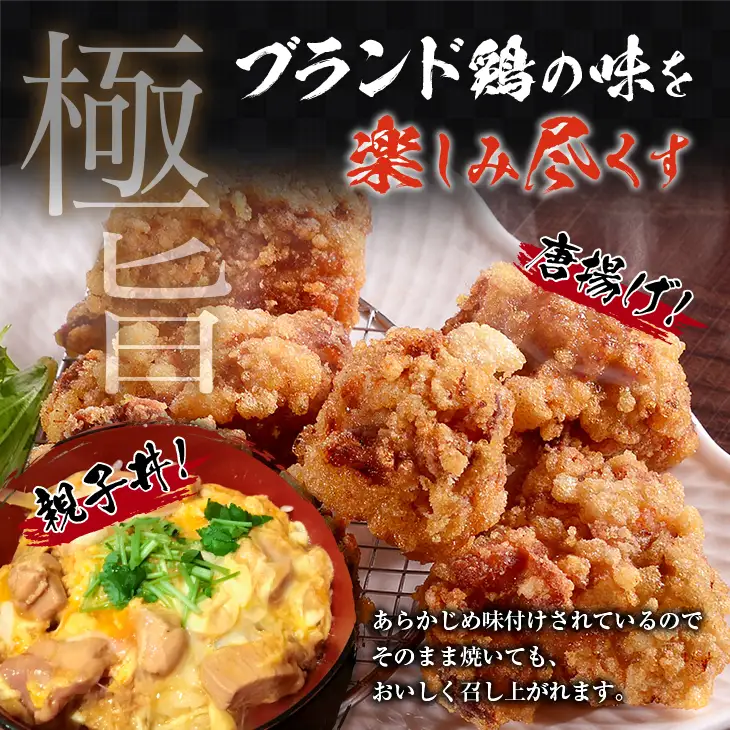 みやざき地頭鶏 計1kg 鶏肉 チキン 地頭鶏 塩味 味付き 国産 おかず 食品 加工品 惣菜 真空パック おつまみ お弁当 唐揚げ 親子丼 ブランド鶏 簡単調理 焼肉 BBQ 鉄板焼き お祝い 記念日 お取り寄せ グルメ おすそ分け 宮崎県 日南市 送料無料_BA71-23