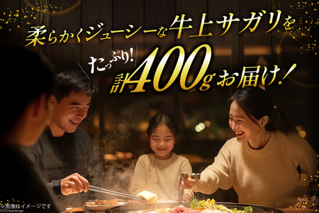サガリ 牛 上サガリ 200g 2パック 計400g [焼肉銀座園 北海道 砂川市 12260732-a] 