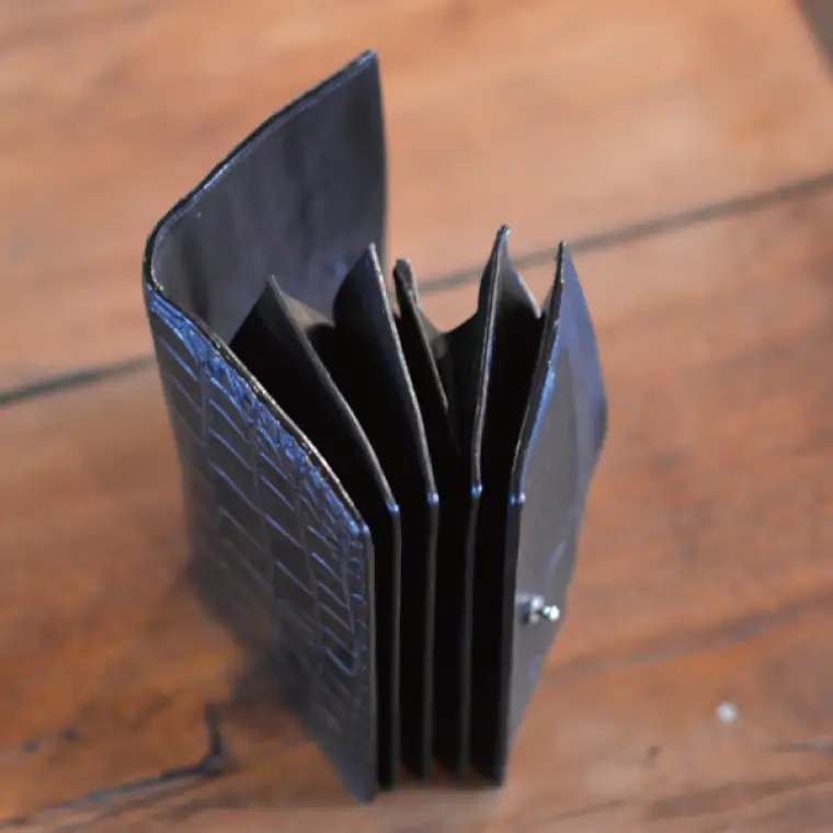革製品 レザー長財布 AccordionWallet クロコダイル BB018