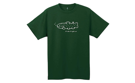 nanpu イトウ Tシャツ M サイズ カーキーグリーン 北海道 南富良野町 限定デザイン オリジナル