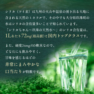 【数量限定】天然水 シリカ 525ml × 40本 × 2箱＜シリカちゃん〜玖珠の天然水〜＞   水 水 500ml 500ml 天然水 天然水  ラベルレス 天然シリカ 水 シリカ水 ミネラルウォーター 国産 保存可能 水 防災 備蓄 シリカ水 シリカ水 SDGs