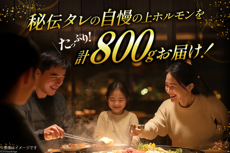 ホルモン 豚 上ホルモン 直腸 みそ味 200g 4パック 計800g [焼肉銀座園 北海道 砂川市 12260735-b] 