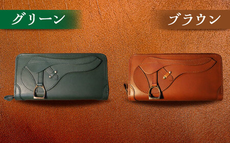 【選べるカラー】鞍型 ラウンドファスナー ロングウォレット [BIAU079] 長財布 レザー