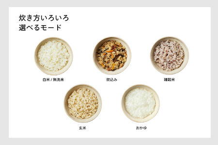 はやくておいしい3合IH炊飯器 ブラック (RM-D793B)