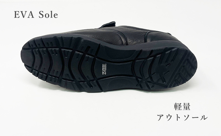 倭イズム ( ヤマトイズム ) 鹿革 4E シューズ 紳士靴 YAN221 （ ブラック ） 【 ファッション 靴 シューズ 革製品 革靴 】 【 お洒落 レザーシューズ やわらかい 快適 履き心地 】 BN003 25.0cm