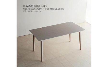 折畳みダイニングテーブル TILT ホワイト 150×80 白 グレー 折り畳み WAプラス 大川市