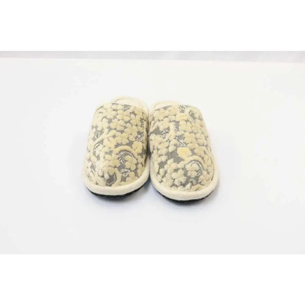 金華山織 うだつ型 スリッパ ベージュ 1足 約23.5cm～26.5cm クローバー 株式会社中矢パイル【KSK4】
