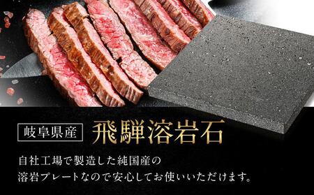 【飛騨溶岩プレート】美味焼【楽】肉や野菜が美味しく焼ける！ご家庭での焼肉に最適！砂原石材 BE003VC13