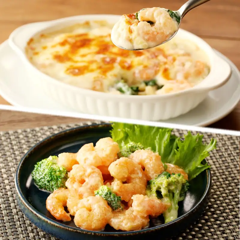 飯塚市人気の魚介類詰合せ 牡蠣・むき海老【12ヵ月定期便】【L6-002】