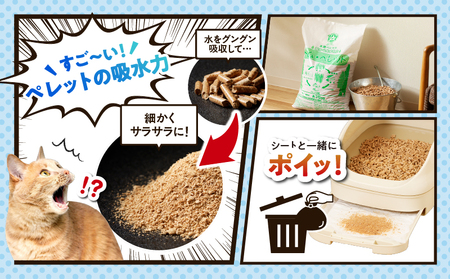 北海道 の 松 を 100%使用 ！木質ペレット 燃料 「 トム・ペレット 」  A認証取得品 （ 10kg × 4袋 ） T008-011-01 ペット用品