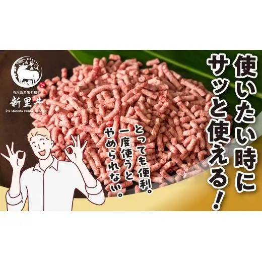 石垣島産 黒毛和牛 新里牛 パラパラミンチ 定期便全12回（毎月1kg×12回）合計12kg SZ-47