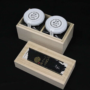 十六島のり100％、佃煮2本桐箱セット