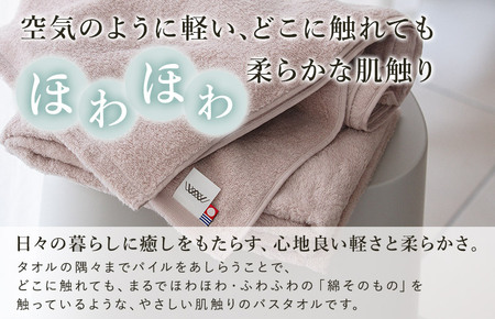 （今治タオルブランド認定）ほわほわサンホーキンバスタオル 2枚 ブルー 今治タオル [I002360MBT2B]