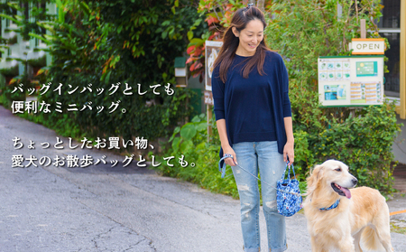 【フォルザ】ミニランチトートバッグ | 紅琉 BINRYU アラヤプランニング株式会社 | 伝統工芸 びんがた 紅型 | テキスタイル 柄 花柄 | お弁当バッグ 散歩バッグ バッグインバッグ ミニトート| 沖縄 宜野湾 送料無料 