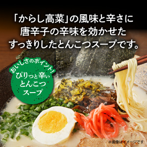 豚骨ラーメン うまかっちゃん 博多からし高菜風味 60食セット（5袋パック×12セット） _PC8806