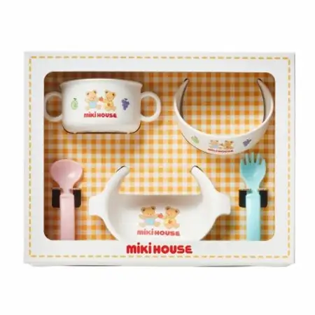 ミキハウス　テーブルウェアセット(F35)_雑貨・日用品 ベビー用品  _【1591310】