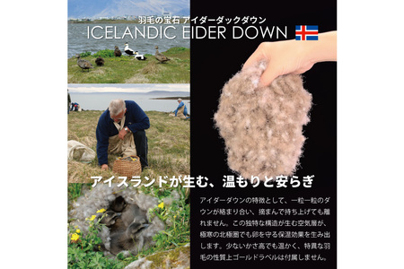 【冬用】最高級 軽量 羽毛布団 ダブル 本掛け 100x140番手サテン ゴールドベージュ｜ [川村羽毛 山梨県 韮崎市 20743049]