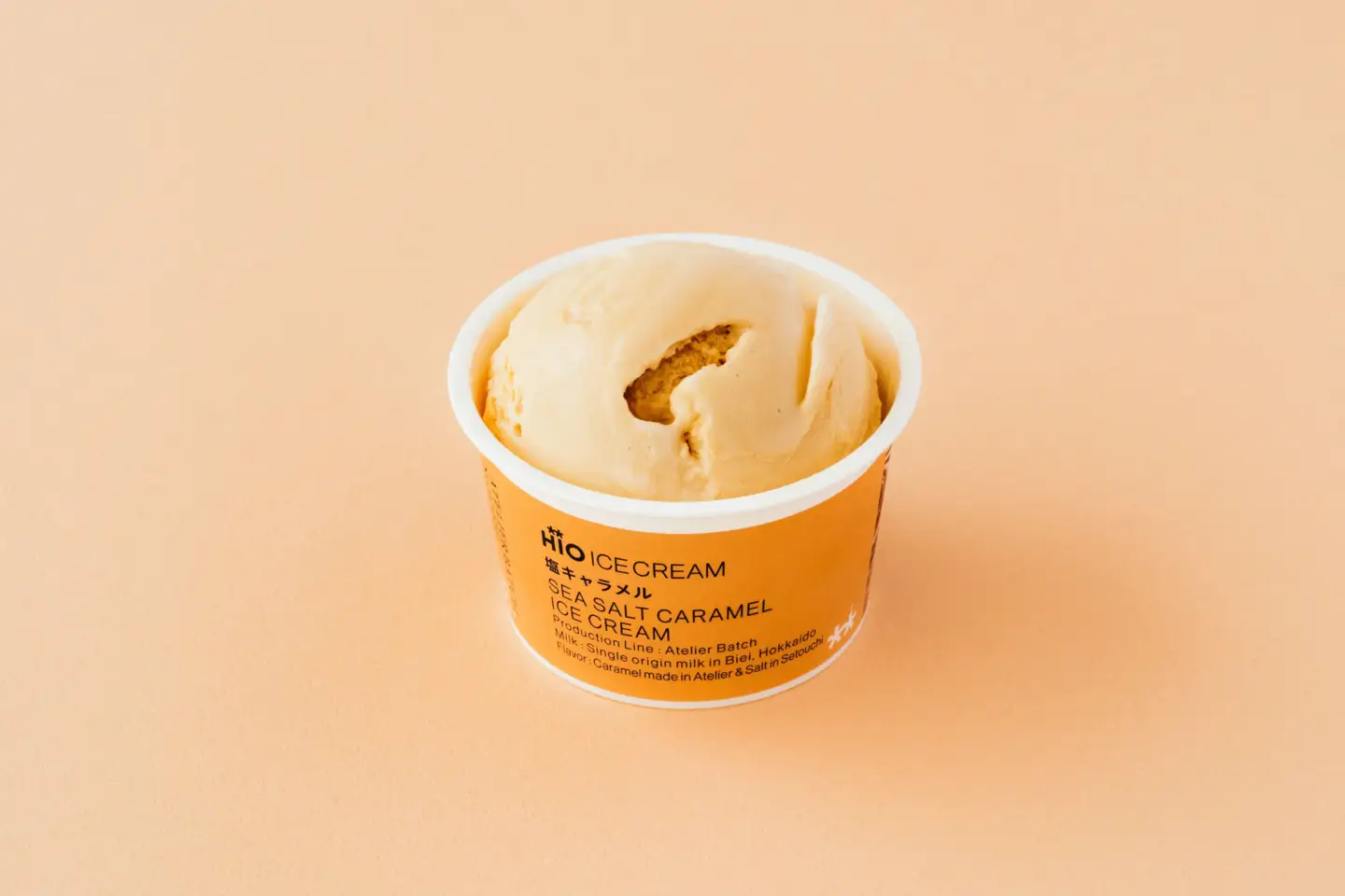 HiO ICE CREAM　美瑛シングルオリジンミルク　塩キャラメル　フローラルチョコレート　3種4個　計12個【アイス アイスクリーム スイーツ チョコレート キャラメル ミルク お菓子 デザート お取り寄せ 人気 生乳 冷凍 ご褒美 プレゼント 贈り物 おすすめ 】_0008-002-se4