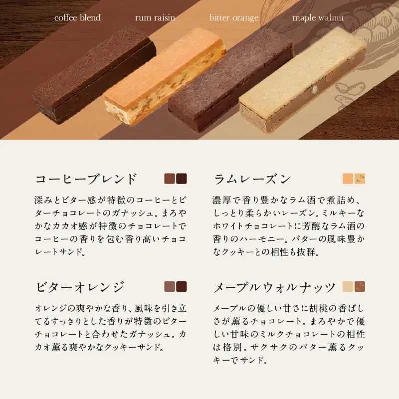 チョコレート専門店 マジドゥショコラ 「マジドカカオ」 16個入り 【チョコレートサンド 濃厚 スイーツ デザート ご褒美 ギフト 贈り物 絶品 洋菓子 人気 予約 チョコ カカオ 大人 子供 手作り お取り寄せ MAGIE DU CHOCOLAT】_0010-006-se4