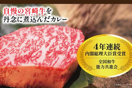 カレー 3回 定期便 レトルト 宮崎牛カレー 160g 12袋 総計36袋 [九州産商 宮崎県 日向市 452061182]