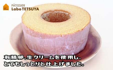 バウムクーヘン TSUMI-KI（ソフト）Mサイズ 「パティシエ・ラボ・テツヤ特製」 | スイーツ 焼き菓子 洋菓子 生クリーム 春日井市 バウムクーヘン