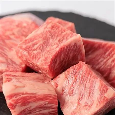つやま和牛サイコロステーキ(250g)【配送不可地域：離島】【1400922】