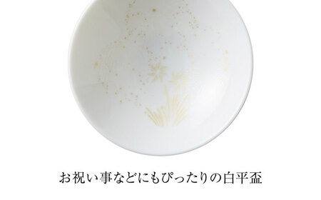 【美濃焼】 温度で変化する酒器 白平盃 『冷感花火』 多治見市 / 丸モ高木陶器[TBA252]