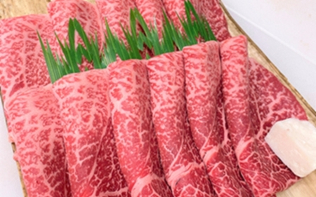 【希少和牛】熊野牛 ロース しゃぶしゃぶ用 約500g ＜冷蔵＞ 牛肉 肉 お肉 和牛 黒毛和牛 ブランド牛 しゃぶしゃぶ お鍋 霜降り スライス 希少 人気 三重県 熊野市 下岡精肉店【sim101B】
