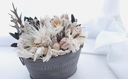 【シンプル】アレンジメント ドライフラワー お楽しみセット 花 はな フラワー プレゼント ギフト インテリア 雑貨  F6Q-164
