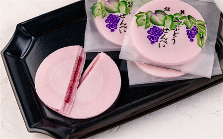 工藤菓子店「山ぶどうせんべい」３箱セット（27枚）