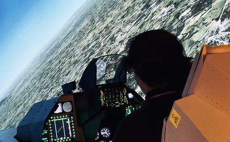 戦闘機のシミュレーター体験 45分プラン1名様 羽田イノベーションシティLUXURY FLIGHT