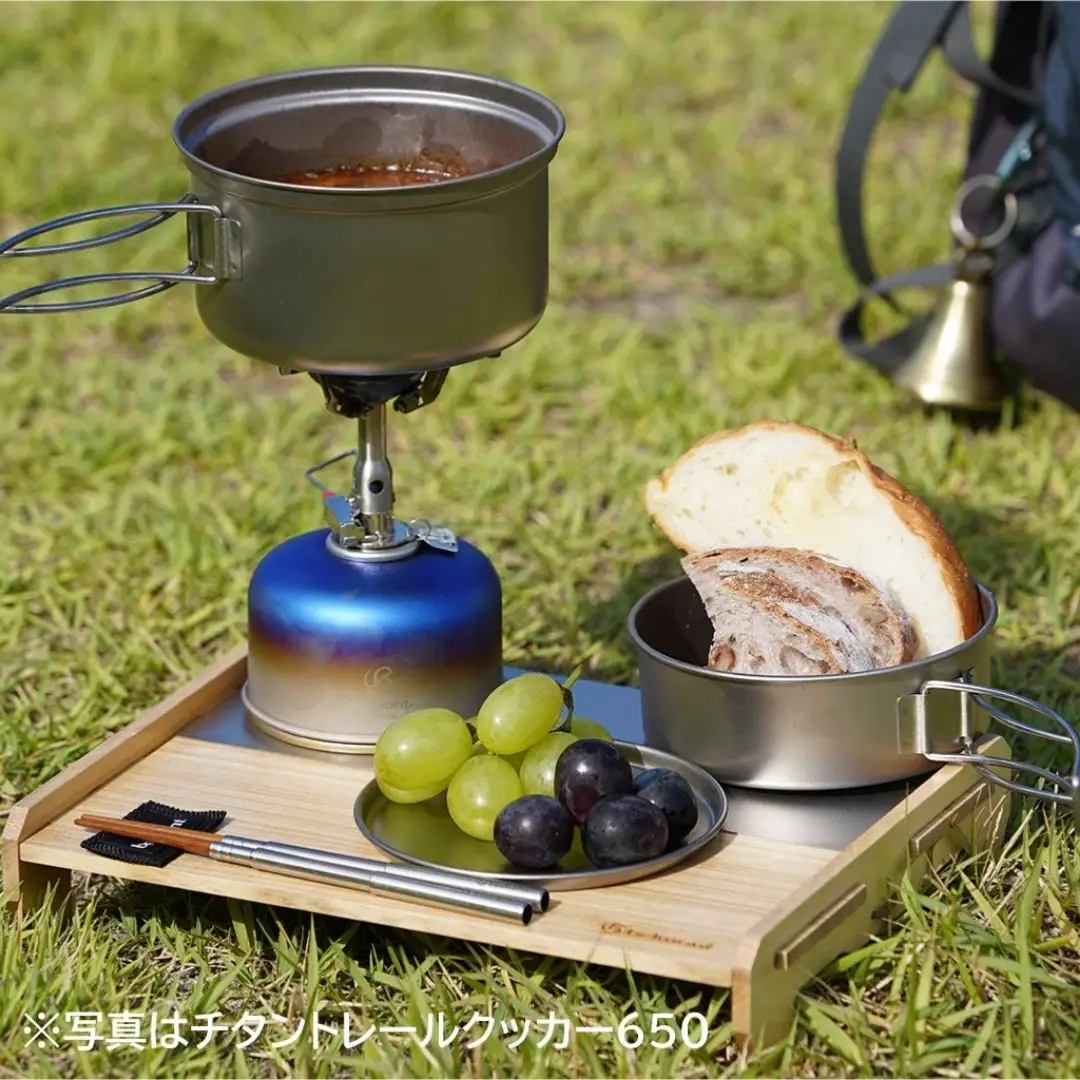 [ベルモント]チタントレールクッカー1000（ケース付） アウトドア用品 キャンプ用品 燕三条製 防災 防災グッズ 防災用品 ソロキャンプ 【022S084】