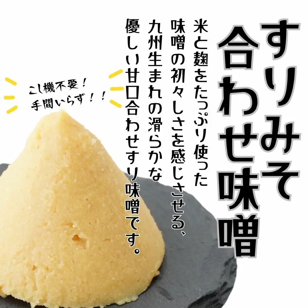 昭和の町すりみそセット 2kg(合わせ味噌・麦赤味噌 各1kg) | 豊後高田市 味噌