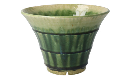 多治見市×春日井市コラボ 【美濃焼】 陶芸家「鈴木徹」 植木鉢 M × 【日本有数のサボテン産地】 春日井市の名店 後藤サボテン