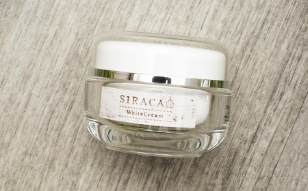 【1ヶ月毎2回定期】SIRACA White Cream（クリーム） 1本（30g）×2回 定期便 計2本 合計約60g 化粧 化粧品 スキンケア シラカ ホワイトクリーム クリーム 白樺 シラカバ樹液 北海道 蘭越町