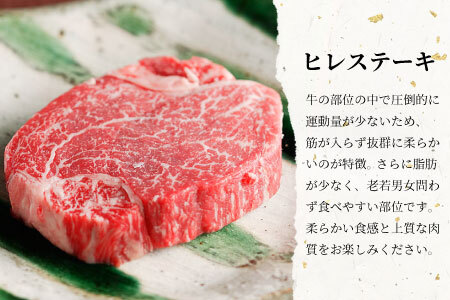 【最短発送】 飛騨牛 希少部位 ヒレステーキ 300g 150g×2枚 牛肉 和牛 肉 ステーキ ヒレ 養老ミート