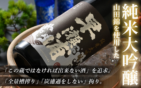 早瀬浦 限定品【数量限定】冷温熟成 早瀬浦 純米大吟醸 1800ml（熟成酒）【入手困難 日本酒 福井 おすすめ 地酒 美浜 早瀬 フルーティ 男酒 硬水 ミネラル 希少 ギフト プレゼント 贈答 山田錦 美味しい お酒 酒 さけ アルコール ご褒美 家飲み 就職祝い 転職祝い ハレの日 敬老の日 プレゼント】 [m16-i001]