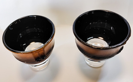 竹塗漆器　ペアグラス　竹塗工房 鈴木