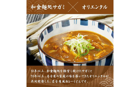 サガミのカレーうどんの素（中辛）10食入 / 具材入り レトルト カレー うどん / 稲沢市 / テンポイント株式会社 [BMAE001]
