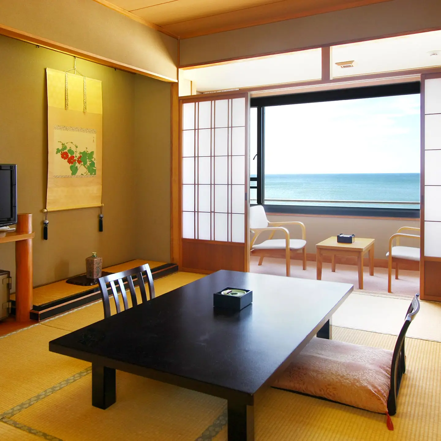 湯野浜温泉　竹屋ホテル　ペア宿泊券（1泊2食付）【詣でる つかる 頂きます】（山形県鶴岡市）全室オーシャンビューの温泉旅館 名物「浜焼き」「鯛の兜揚げ」 | 日本海 夕日百選 海の幸 海鮮 東北 庄内 高級 観光 天然温泉 記念日 誕生日プレゼント 夫婦旅行 カップル 癒し