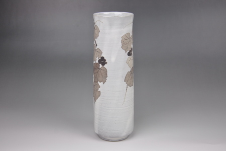 和紙染草花文花入 (H025110)