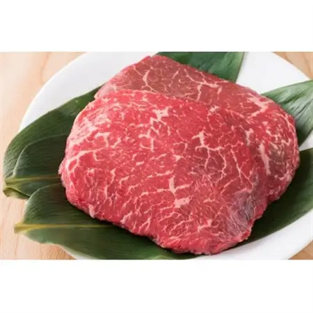 【A4～A5】博多和牛モモステーキ　約1kg(100g×10p)(水巻町)【配送不可地域：離島】【1486439】