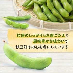 SZ0329　朝採り 枝豆 「まさおちゃん」　計2.4kg(300g×8袋)　農家直送