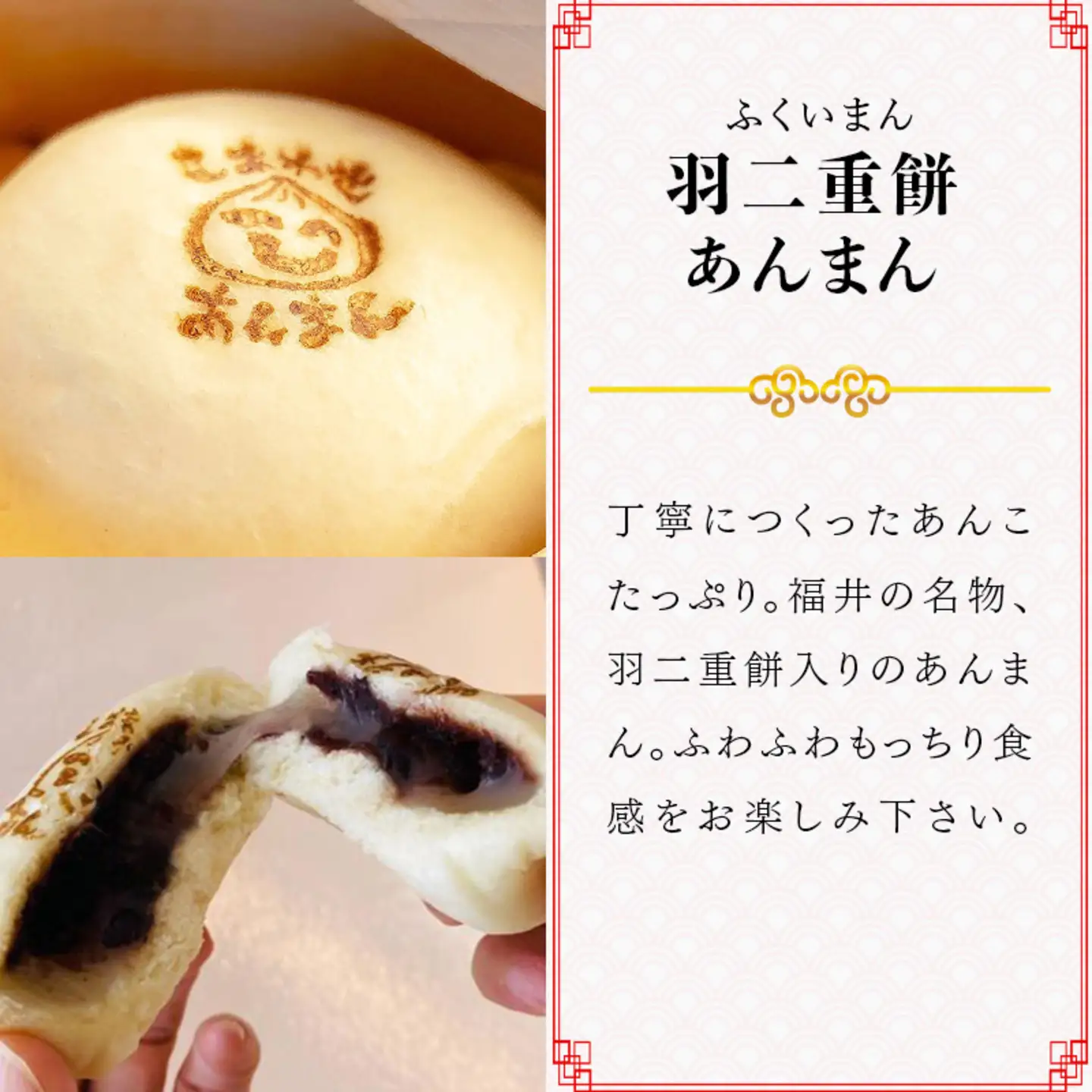 福井産食材で作った米粉入り肉まん「ぜんぶふくいまん」12個セット