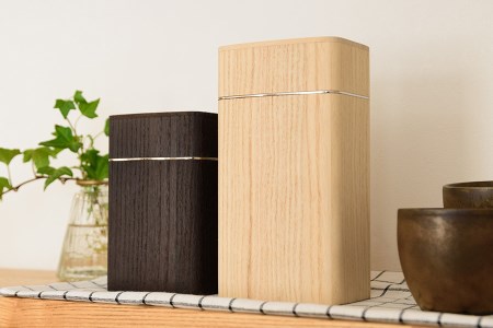 コーヒーキャニスター KIRI Coffee Canister（100g）【木地】《サイズ：100×70×150（mm）》