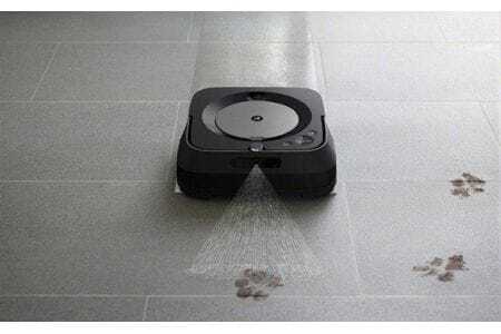 ブラーバジェット m6 グラファイト 【公式整備済リユース品】 ／ 床拭きロボット お掃除ロボット 自動掃除機 床拭き 床ふき ふき掃除 拭き掃除 水拭き から拭き アイロボット iRobot ジェットスプレー 学習記憶 自動充電 時短 ハイスペックモデル 黒色 千葉県