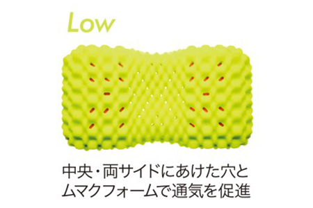 枕 西川 nishikawa エアー AiR 3D ピロー ロータイプ グレー 低め P214W 枕