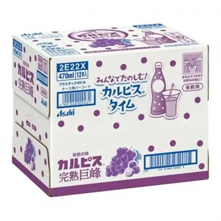 「カルピス(R) 完熟巨峰」プラスチックボトル 470ml×12本_飲料・ドリンク  ジュース _【1604076】